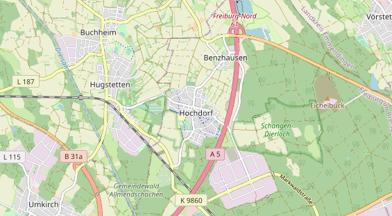 Monteurzimmer auf Karte