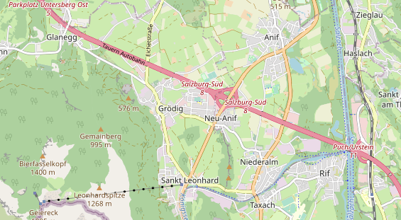 Monteurzimmer auf Karte