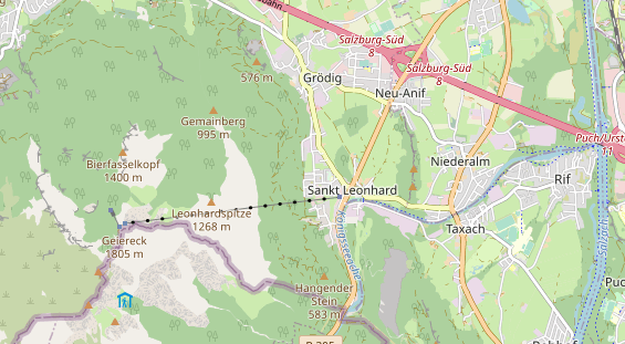 Monteurzimmer auf Karte