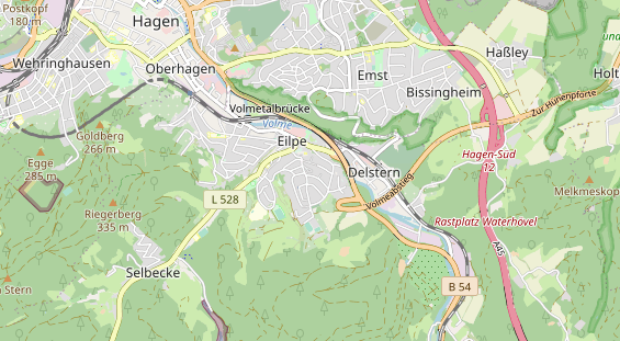 Monteurzimmer auf Karte