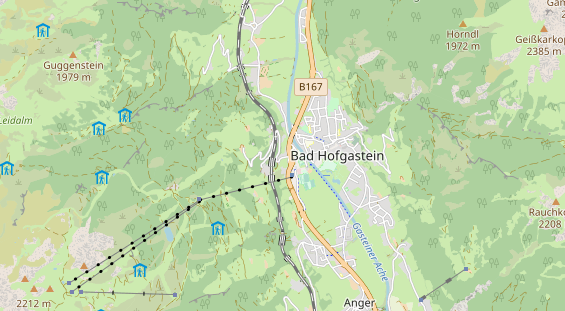 Monteurzimmer auf Karte