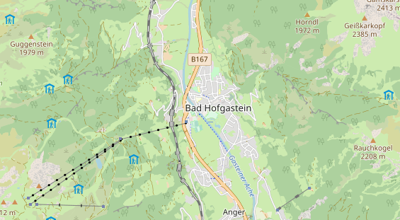 Monteurzimmer auf Karte