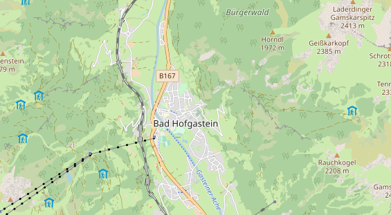 Monteurzimmer auf Karte