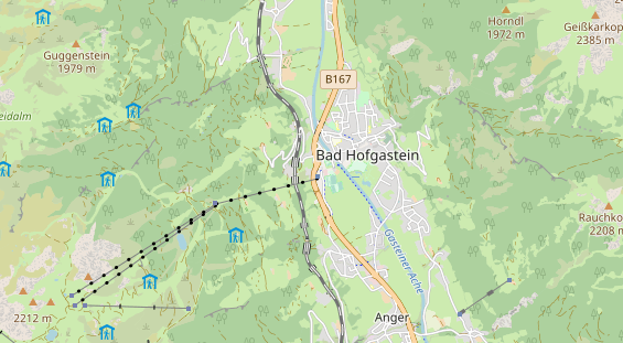 Monteurzimmer auf Karte
