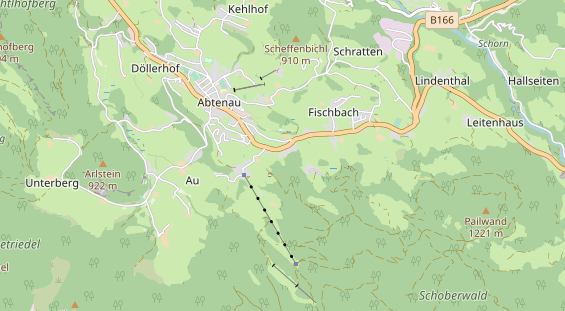 Monteurzimmer auf Karte