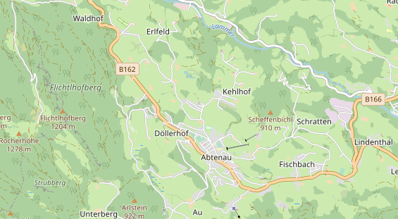 Monteurzimmer auf Karte