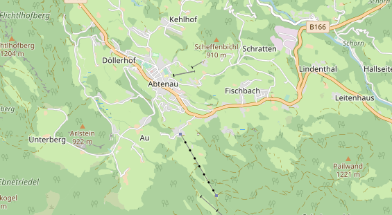 Monteurzimmer auf Karte