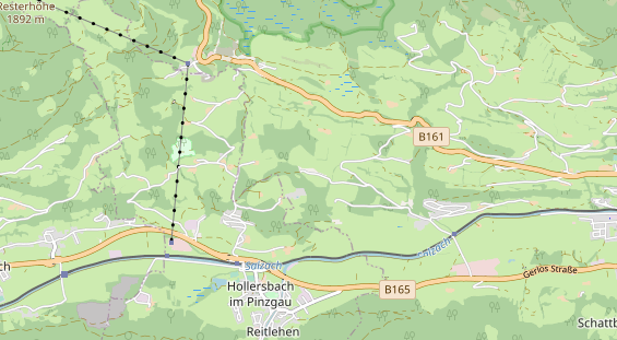 Monteurzimmer auf Karte