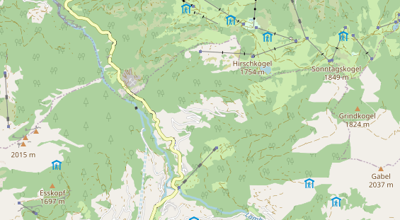 Monteurzimmer auf Karte