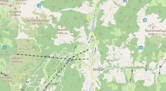 Monteurzimmer auf Karte