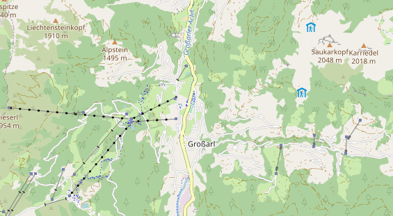 Monteurzimmer auf Karte