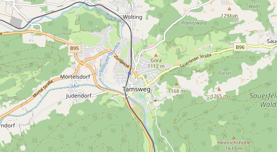 Monteurzimmer auf Karte