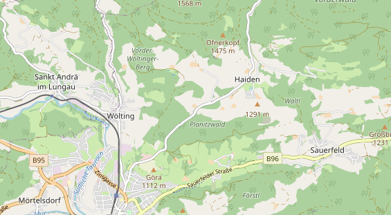 Monteurzimmer auf Karte