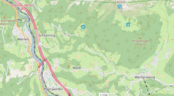 Monteurzimmer auf Karte