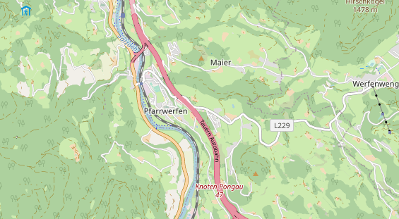 Monteurzimmer auf Karte