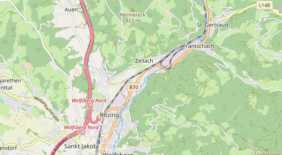 Monteurzimmer auf Karte