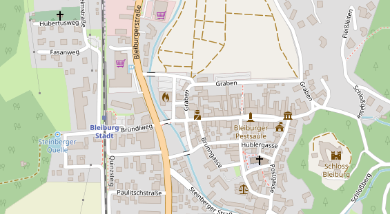 Monteurzimmer auf Satellitenbild