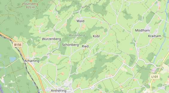 Monteurzimmer auf Karte