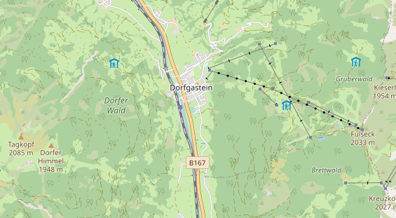 Monteurzimmer auf Karte