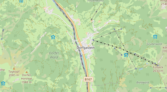 Monteurzimmer auf Karte