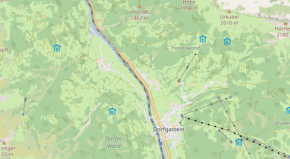 Monteurzimmer auf Karte