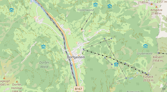 Monteurzimmer auf Karte