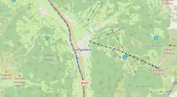 Monteurzimmer auf Karte