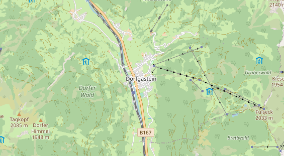 Monteurzimmer auf Karte