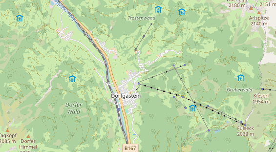 Monteurzimmer auf Karte