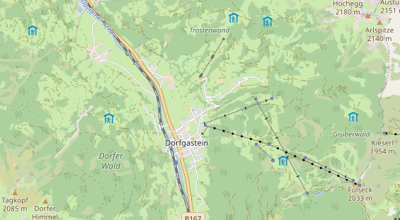 Monteurzimmer auf Karte