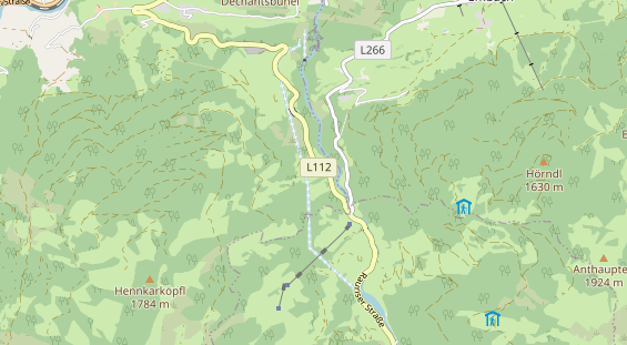 Monteurzimmer auf Karte