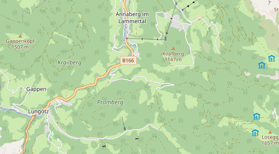 Monteurzimmer auf Karte