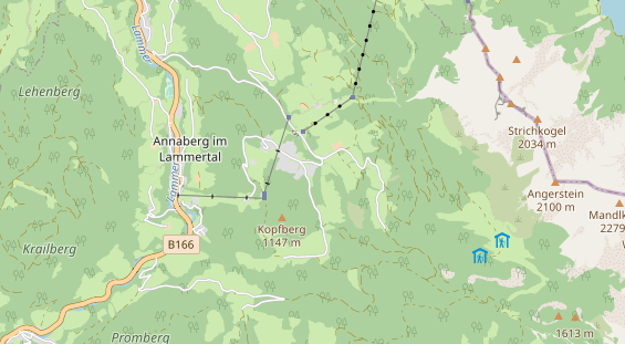 Monteurzimmer auf Karte