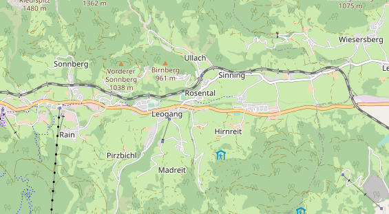 Monteurzimmer auf Karte