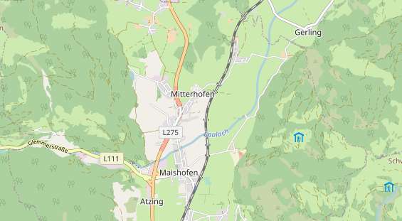 Monteurzimmer auf Karte