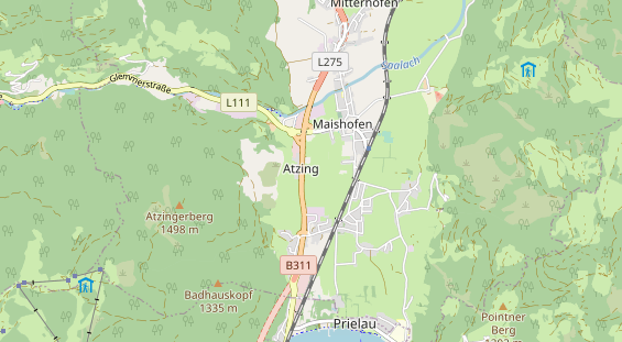 Monteurzimmer auf Karte