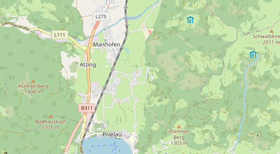 Monteurzimmer auf Karte