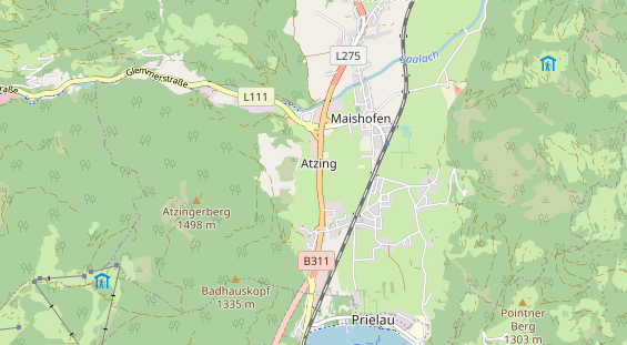 Monteurzimmer auf Karte