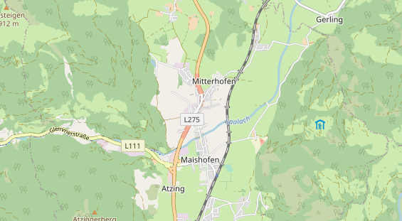 Monteurzimmer auf Karte