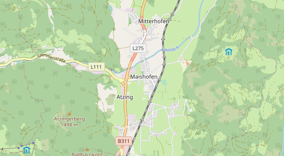 Monteurzimmer auf Karte