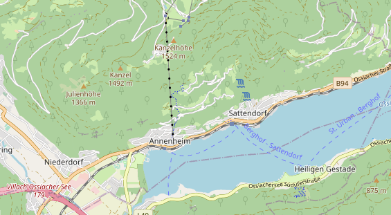 Monteurzimmer auf Karte