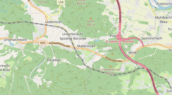 Monteurzimmer auf Karte