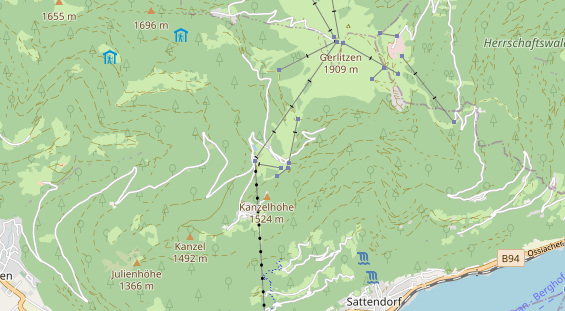 Monteurzimmer auf Karte