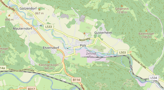 Monteurzimmer auf Karte