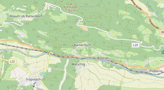 Monteurzimmer auf Karte