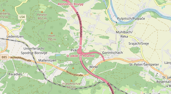 Monteurzimmer auf Karte