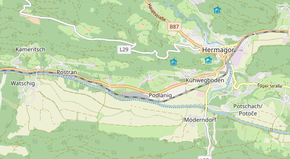 Monteurzimmer auf Karte