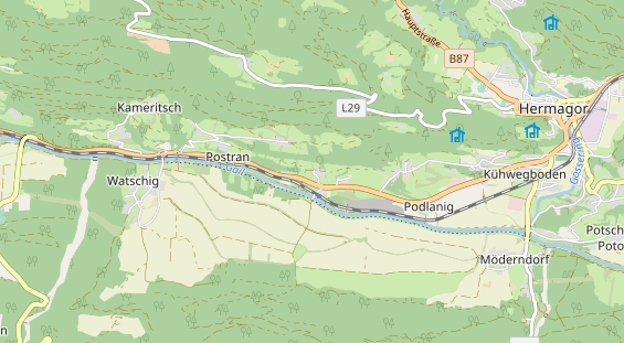 Monteurzimmer auf Karte