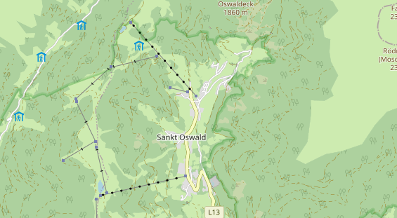 Monteurzimmer auf Karte