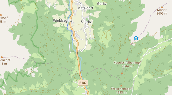 Monteurzimmer auf Karte